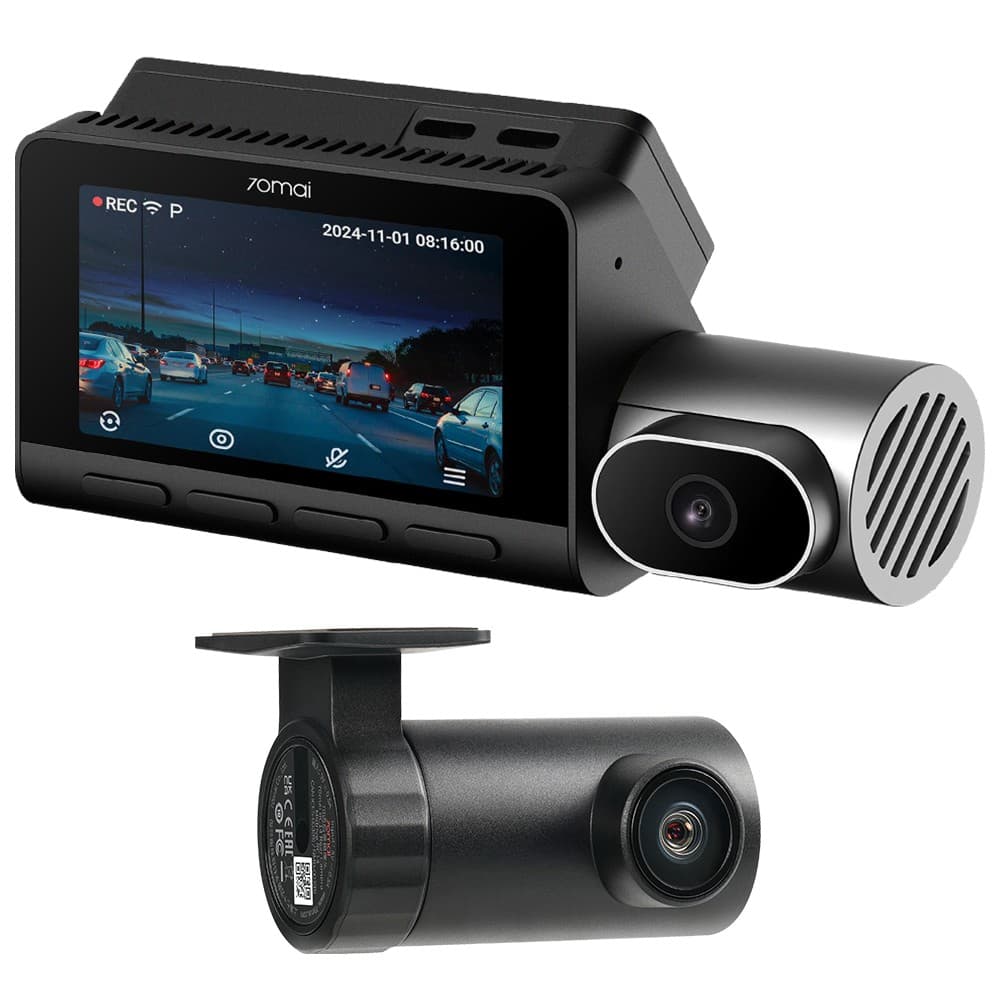 Wideorejestrator 70mai T800 4K + kamera tylna RC24 HDR + karta microSD 256GB