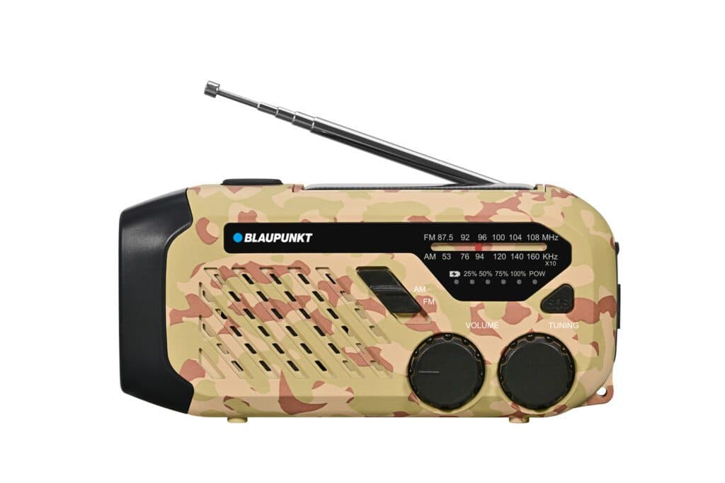 Radio alarmowe Blaupunkt ER10DC Survival pustynny kamuflaż