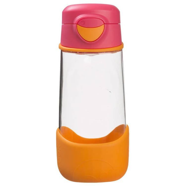 B.box Butelka na wodę - bidon z ustnikiem dla dziecka tritanowy 450 ml Strawberry Shake