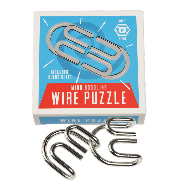 Puzzle metalowe, zabawka logiczna, Dziki Niedźwiedź, Rex London