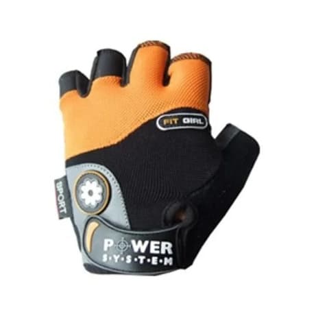 Power System Rękawice FIT GIRL 2900 ORANGE - 1 komplet