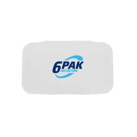 6PAK Nutrition Pillbox - White