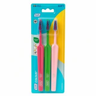 TePe Colour szczoteczka do zębów Toothbrush 3 pcs Soft