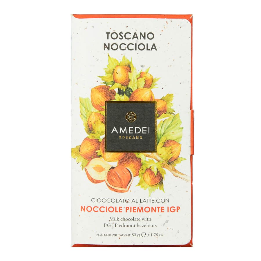 AMEDEI Czekolada Mleczna z orzechami 50g