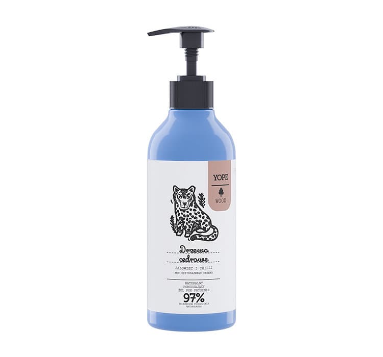 YOPE Żel pod Prysznic Drzewo Cedrowe Jałowiec i Chilli 400ml