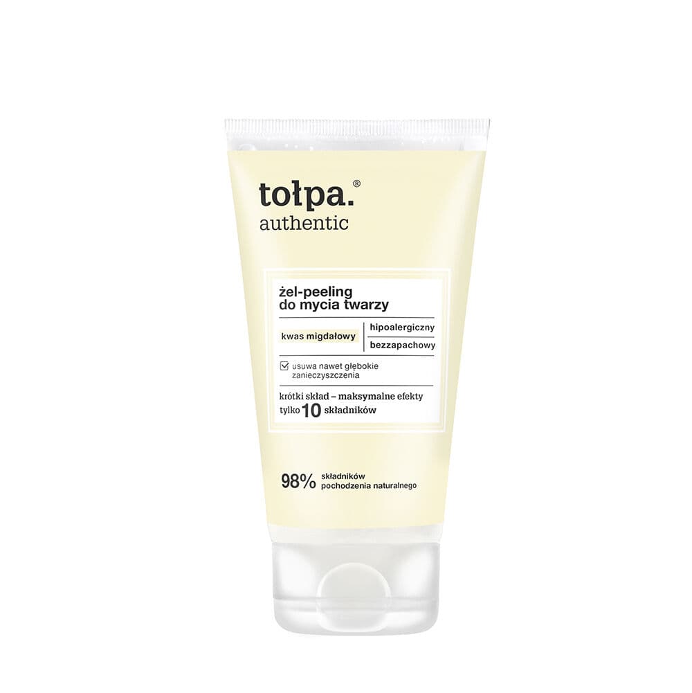 Tołpa Authentic Żel-Peeling do Mycia Twarzy Kwas Migdałowy 150ml