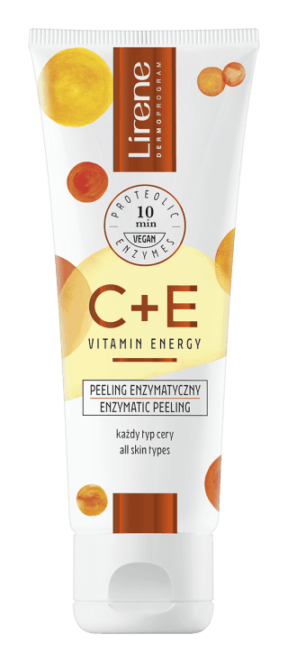 Lirene C+E Vitamin Energy Rewitalizujący Peeling Enzymatyczny 75ml
