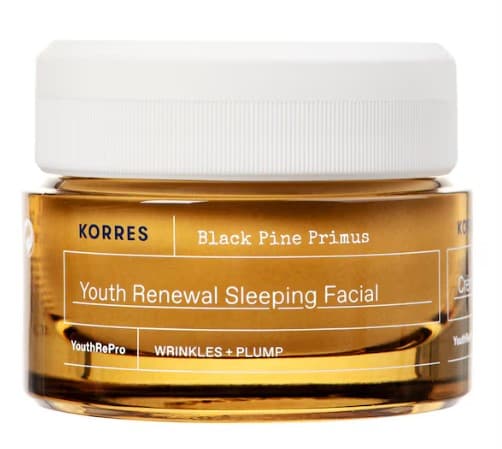 KORRES Black Pine Primus Przeciwzmarszczkowy Krem do Twarzy na Noc 40ml