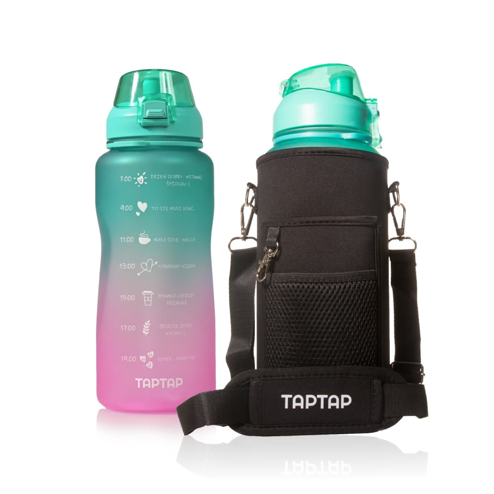TAPTAP Zestaw Butelka 2L + Torba na Bidon