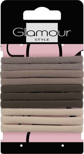 Glamour Zestaw 10 Gumek do Włosów