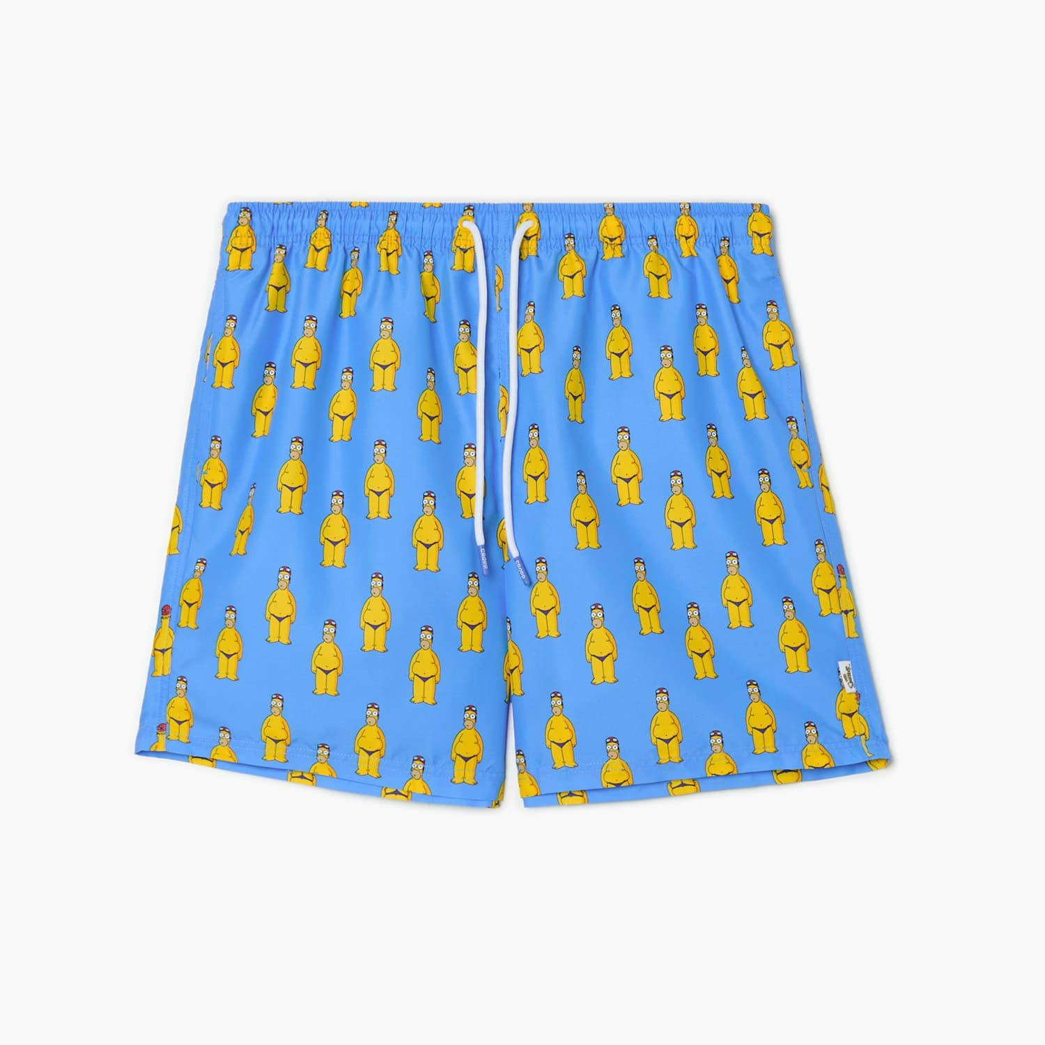 Cropp - Szorty kąpielowe Homer Simpson - niebieski