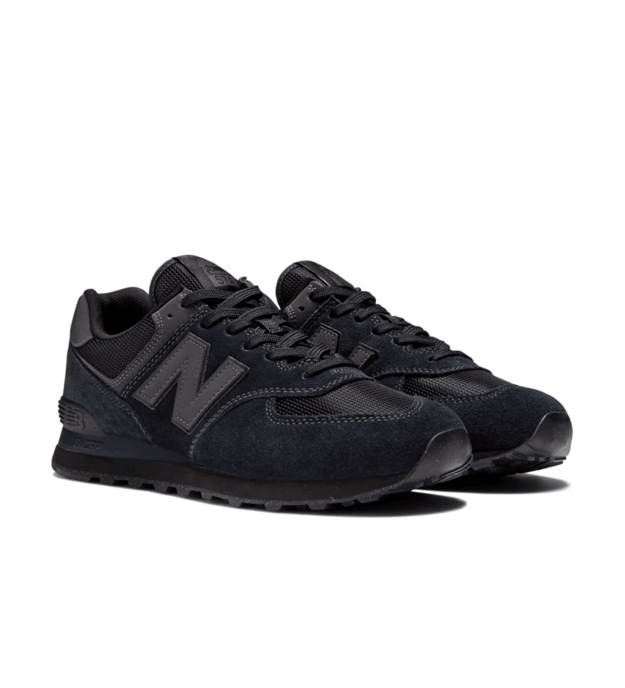 New Balance dla m??czyzn. ML574V3 Buty sportowe 574 Core czarny (44), Skóra, Mapa, Smycze, Zwykły