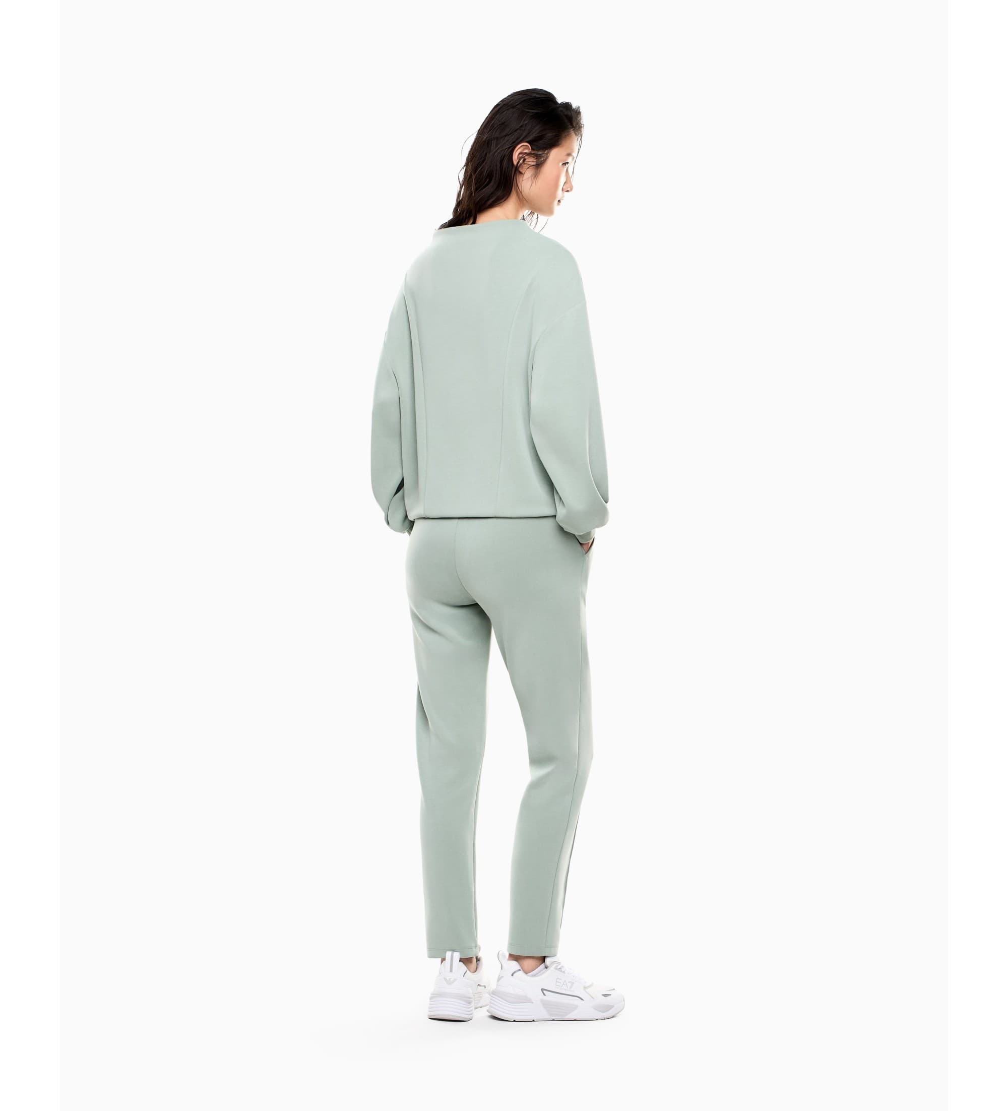 EA7 dla kobiet. 7W000194_AF12643 Core Lady Relax Set Green (XL), Zwykły, Deportivo, Zielony, Odzież sportowa, Multisport, Elastan,