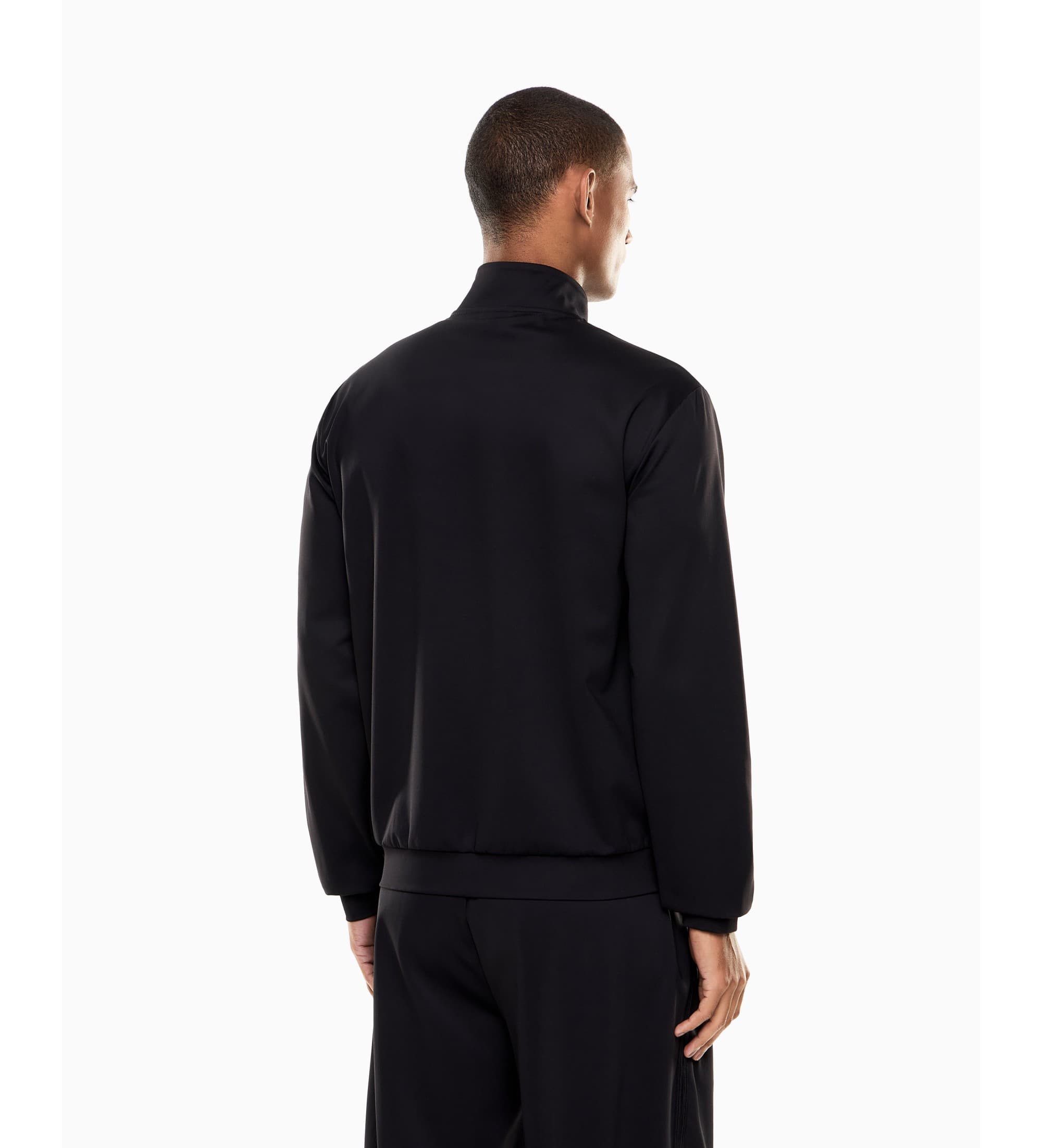 EA7 dla m??czyzn. 7M001364_AF17160 Kurtka Lux Identity M czarna (XXL), Czarny, Zwykły, Poliamid