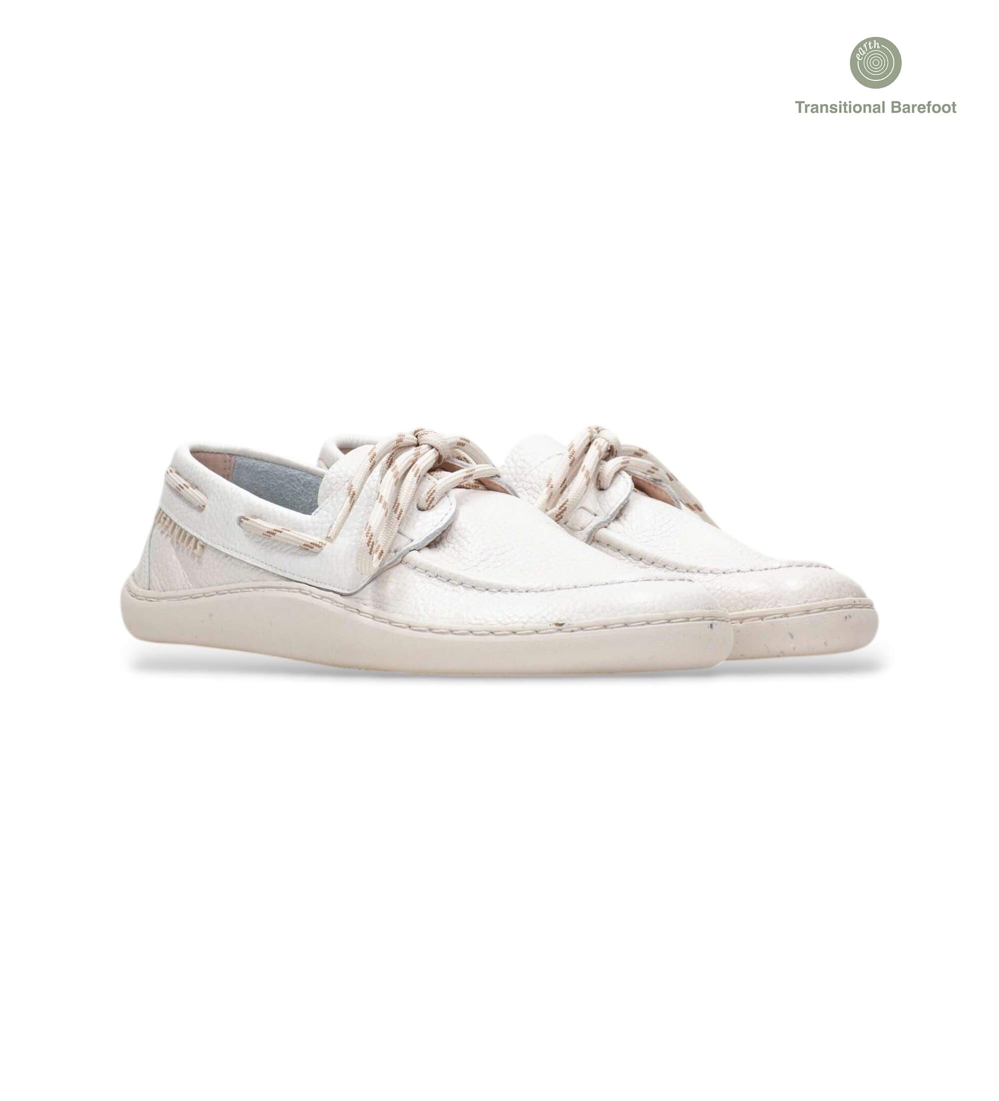 Hispanitas dla kobiet. HV264818 Earth Sneakers off-white (40), Skóra, Biały, Mapa, Smycze, Zwykły