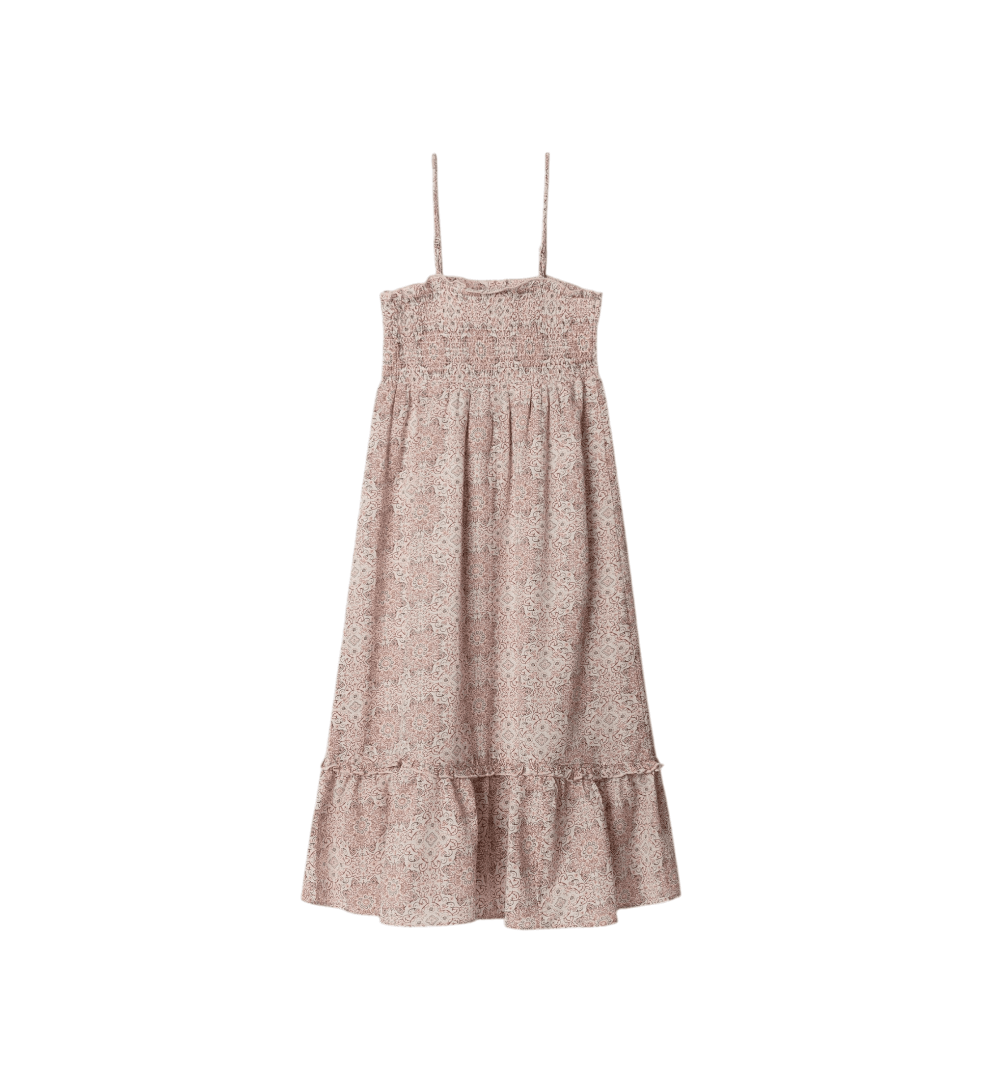 Pepe Jeans dla dziewczynki. PG9500011 Ivana sukienka biały krem (16años= 176cm), Zwykły, Wiskoza, Bez rękawów / Szelki,