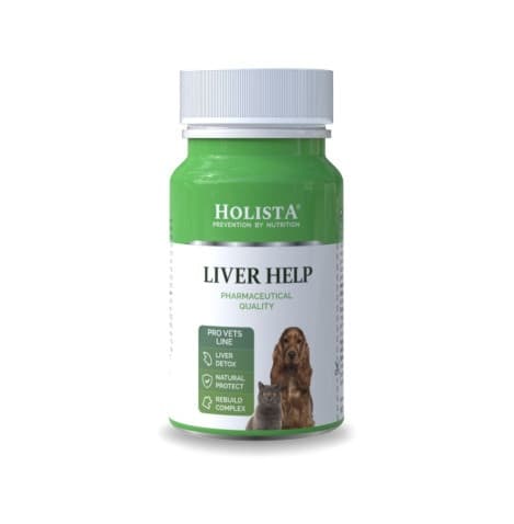 HOLISTA Liver help - suplementy dla psa i kota - 90 tabletek