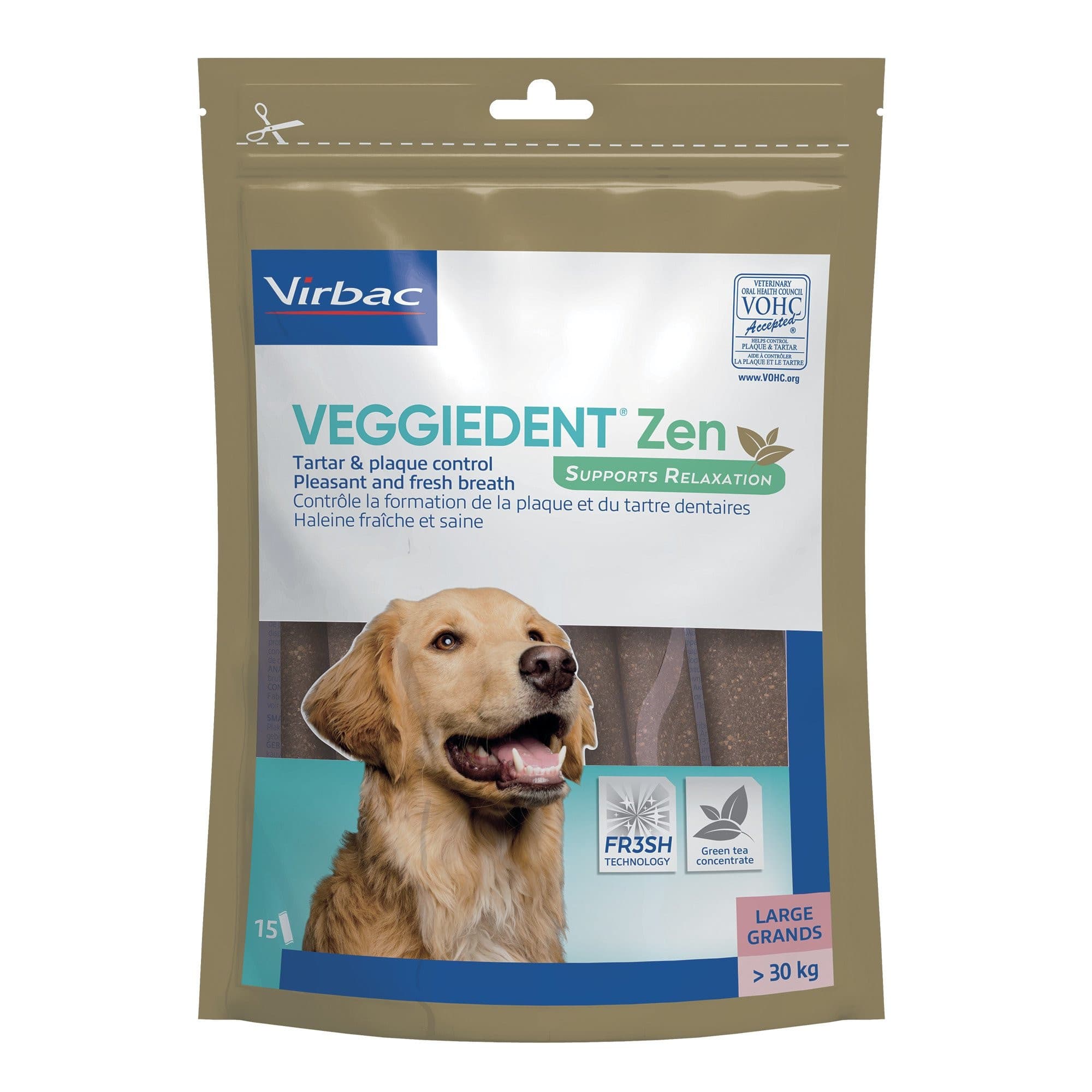 VIRBAC Veggiedent Zen L - przysmak dla psa - 502,5g