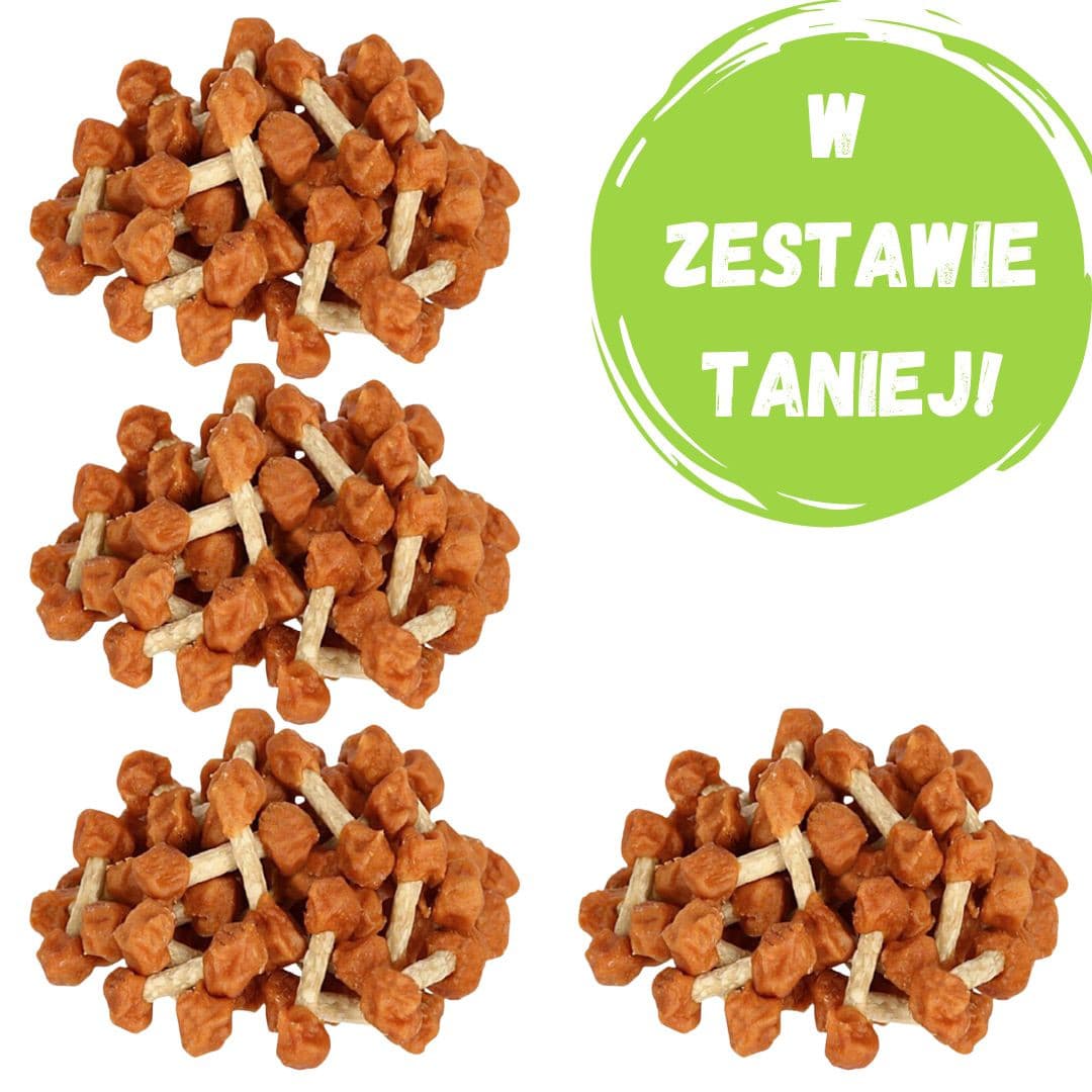 PETITTO Kostki z kurczakiem - przysmak dla psa - 4x500g