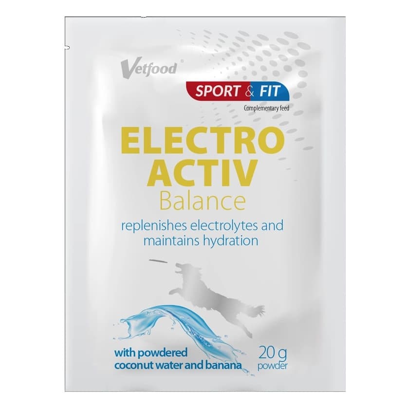 VETFOOD Electroactiv Balance Banan - suplementy dla psa i kota - 20g