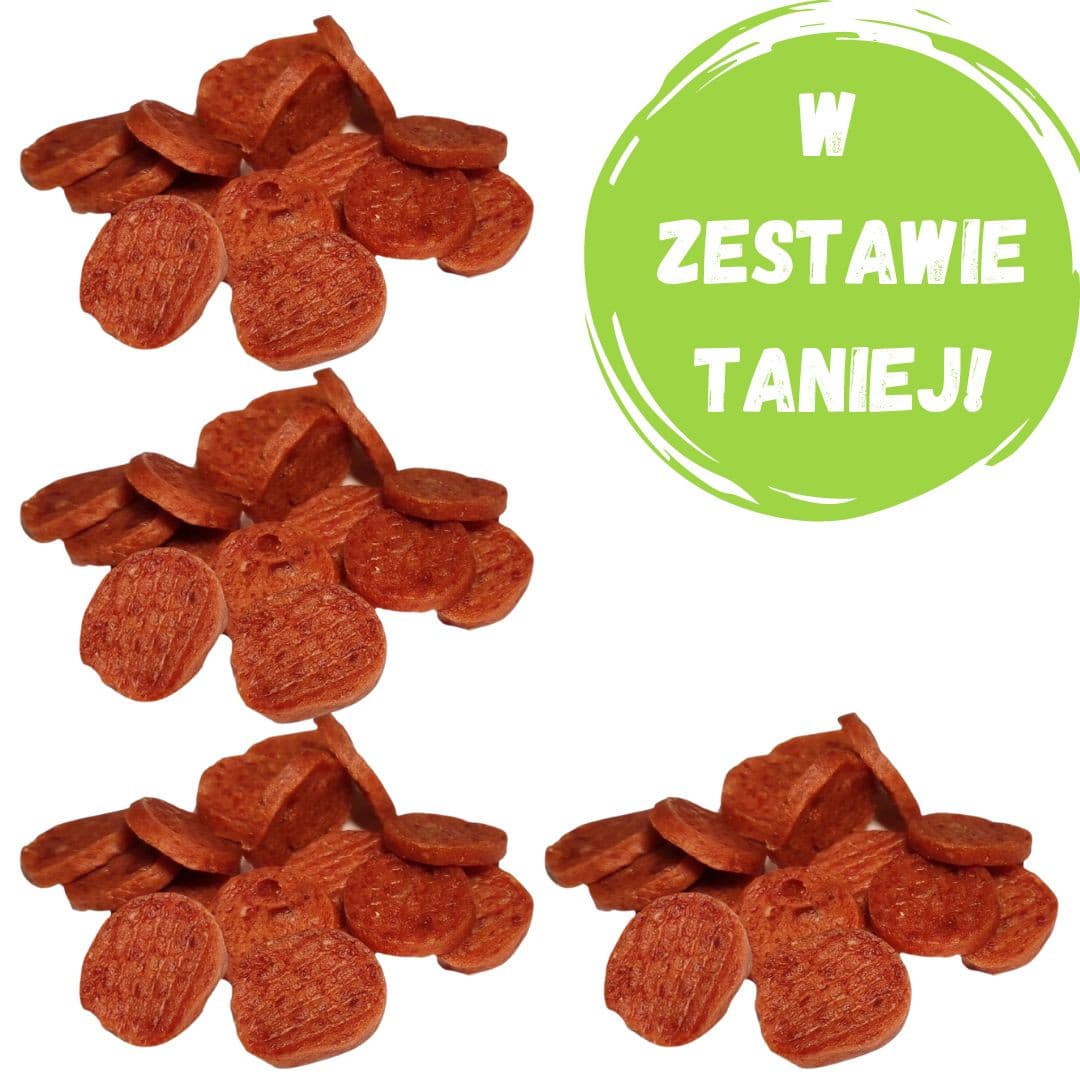 PETITTO Talarki z kaczką i kurczakiem - przysmak dla psa - 4x500g