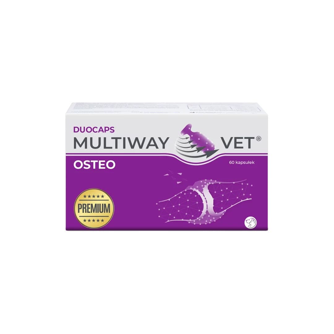 JM SANTE Multiway Vet Duocaps Osteo - kapsułki twist-off na stawy dla psa i kota - 60szt.