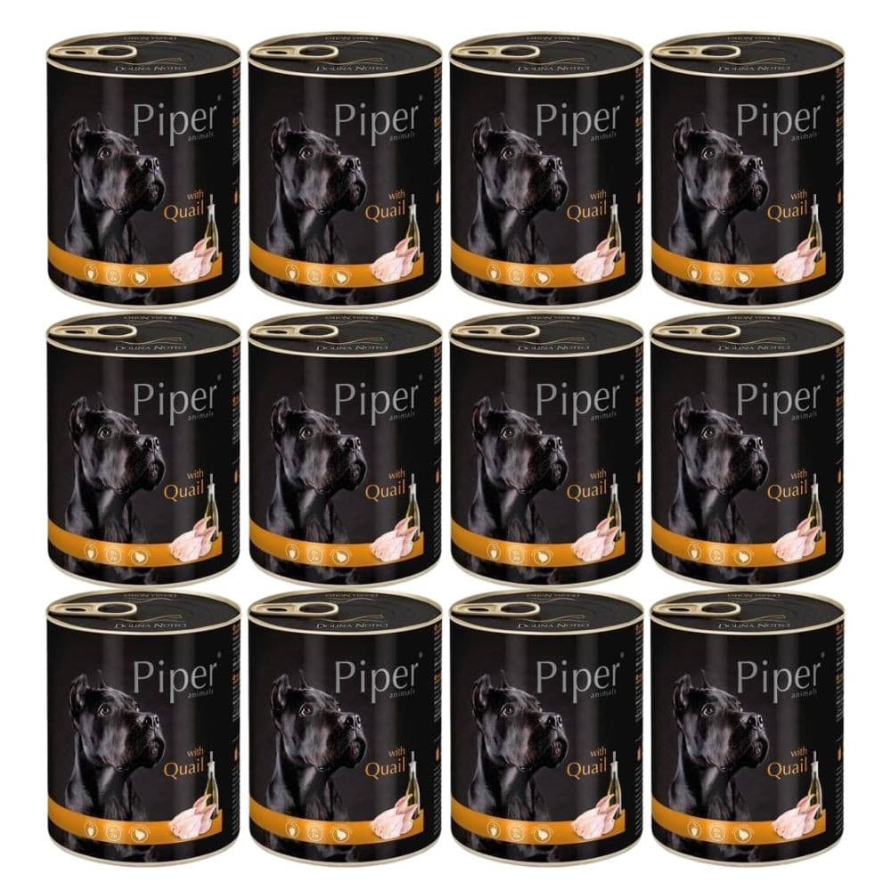 DOLINA NOTECI Piper Animals z przepiórką - mokra karma dla psa - 12x800g