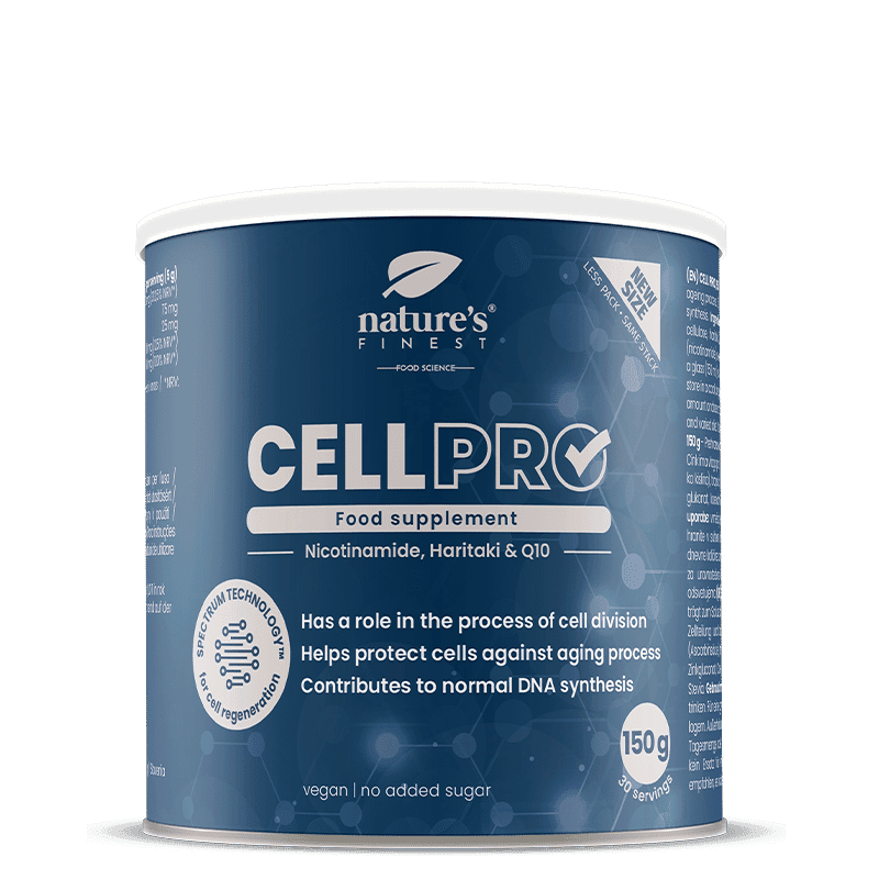 Nature's Finest Cell PRO | suplement na długowieczność | niacyna, CoQ10, haritaki + witamina C