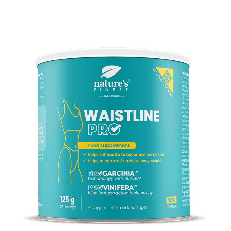 Nature's Finest Waistline PRO | garcinia HCA i ekstrakt z czerwonego wina na wsparcie talii | pomoc w kontroli apetytu i zarządzaniu wagą