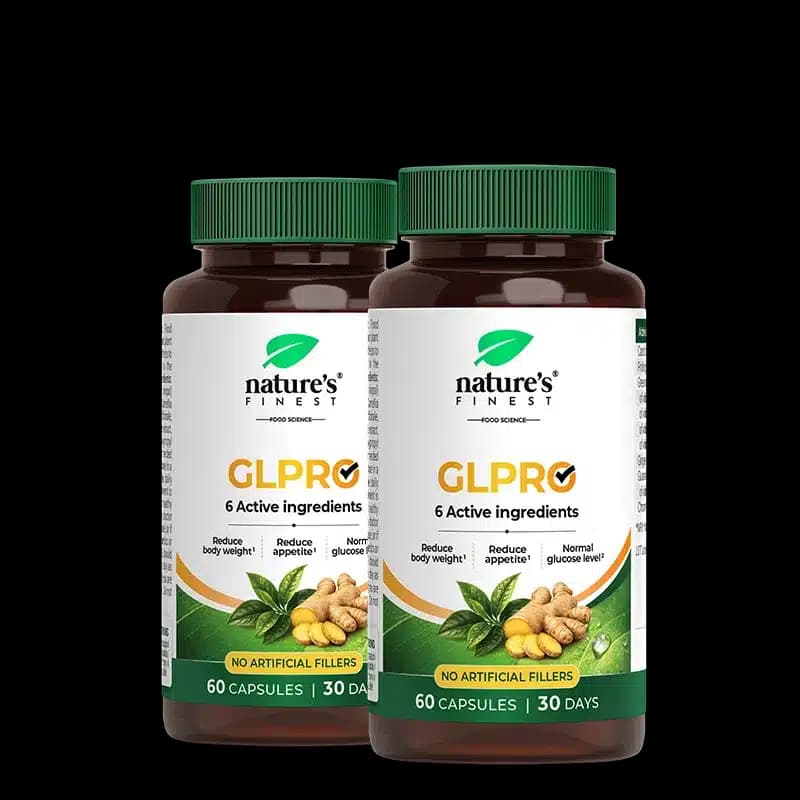 Nature's Finest GLPRO Bundle | suplement wspierający kontrolę masy ciała dla apetytu + wsparcie poziomu cukru we krwi | szarańczyn, nopal, zielona