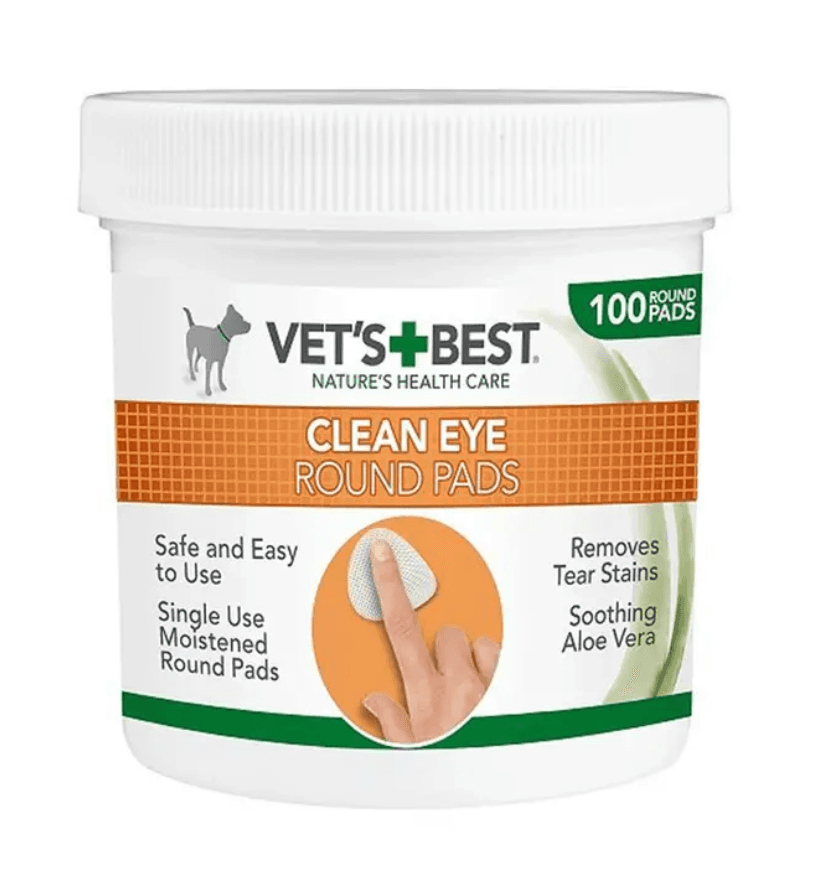 Okrągłe podkładki Vet's Best Clean Eye - 1 opakowanie