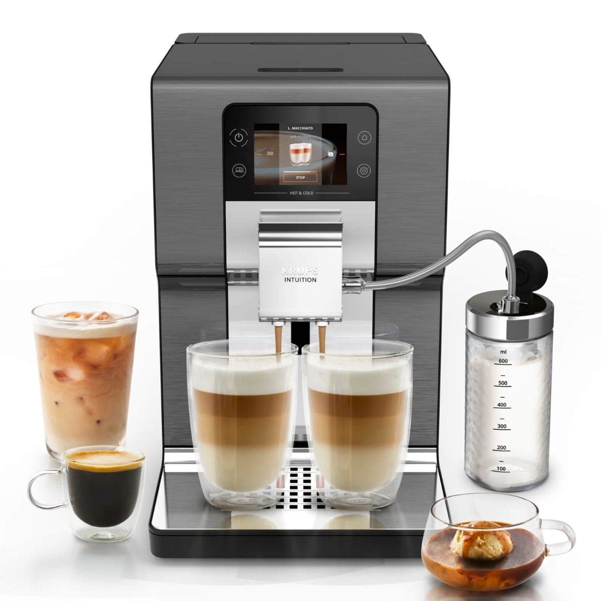 Ekspres ciśnieniowy do kawy KRUPS INTUITION EXPERIENCE HOT&COLD EA879N