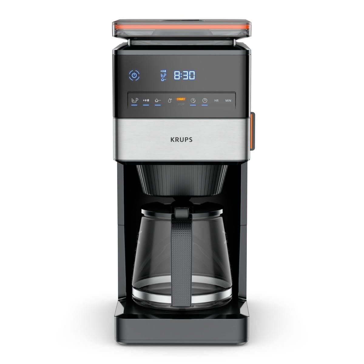 Ekspres przelewowy ze stalowym młynkiem KRUPS GRIND&BREW XL KM8428