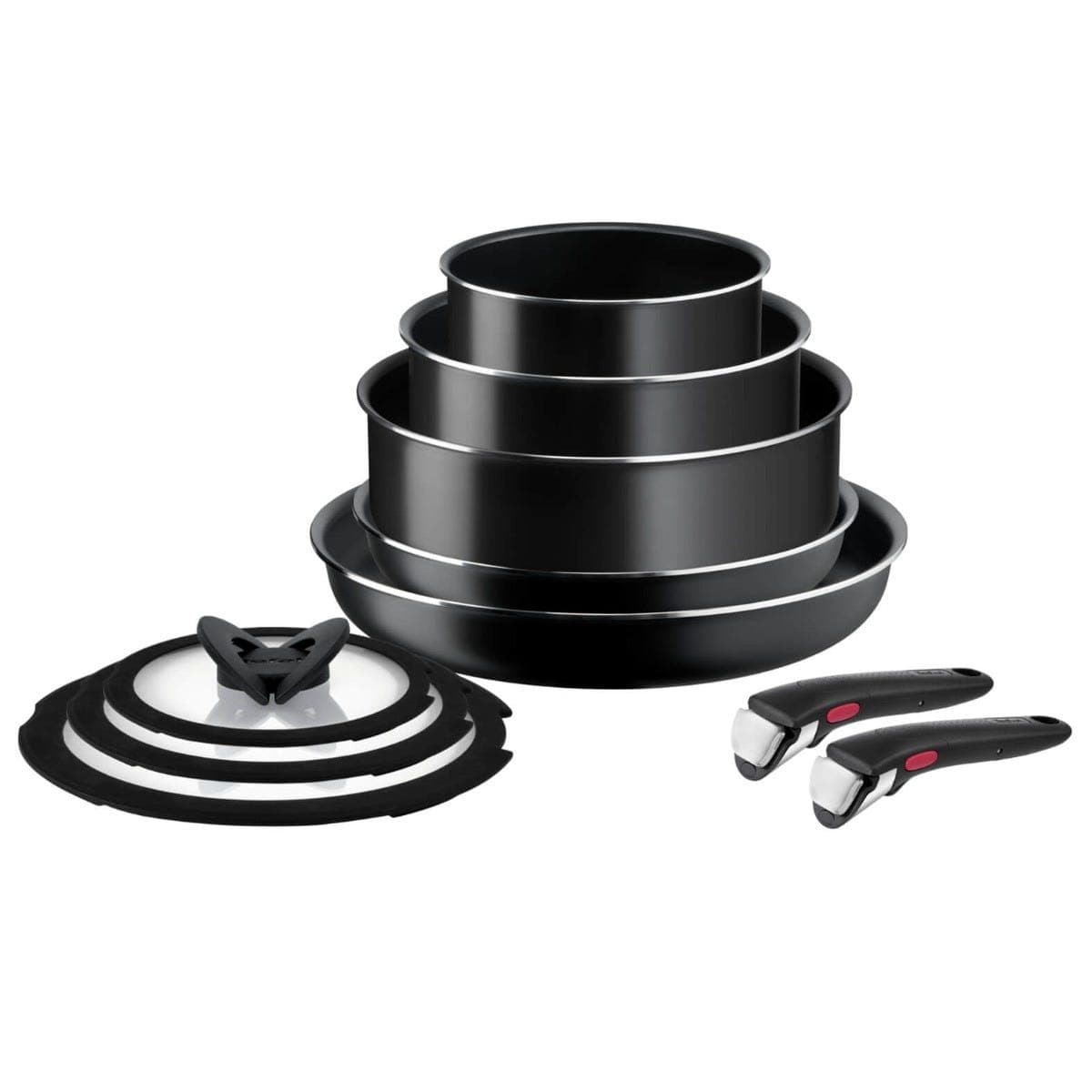 Zestaw garnków i patelni TEFAL INGENIO EASY COOK&CLEAN - 10 elementów
