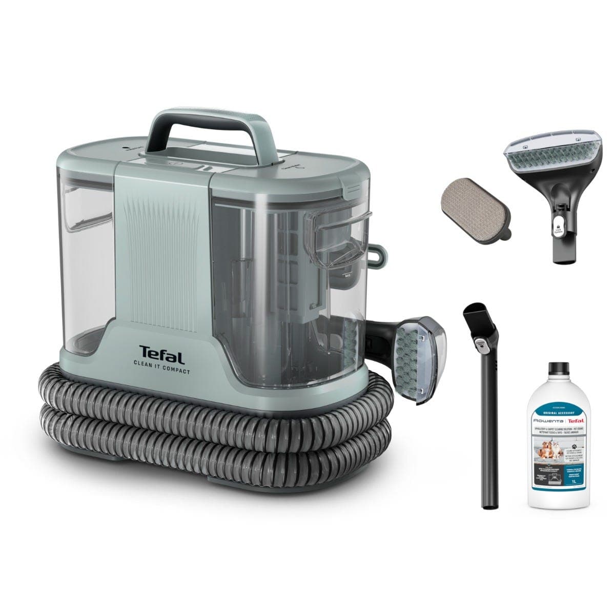 Odkurzacz piorący Tefal Clean It, 400 W, do sierści, samoczyszczenie