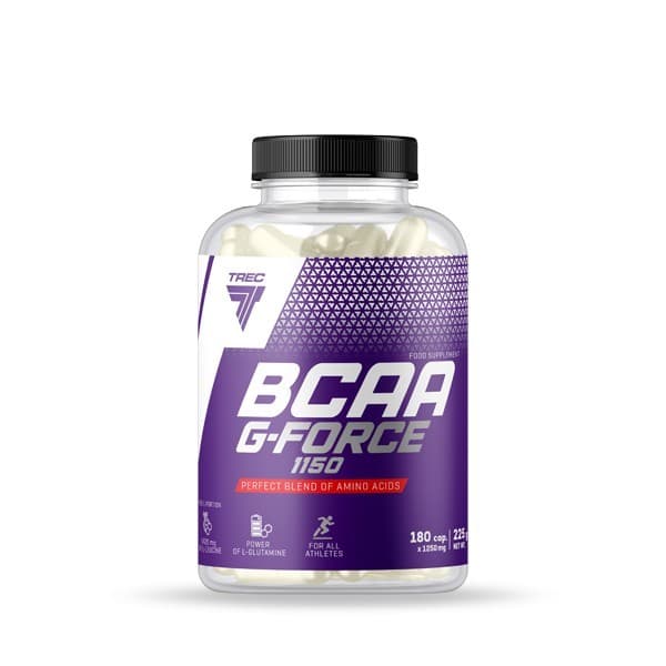 BCAA G-FORCE 1150 | BCAA z L-glutaminą w kapsułkach - 180 kaps.