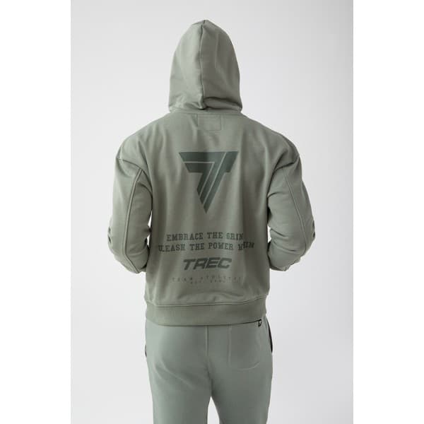 Zielona bluza męska z kapturem TW BASIC HOODIE 183 M GREEN - XXXL