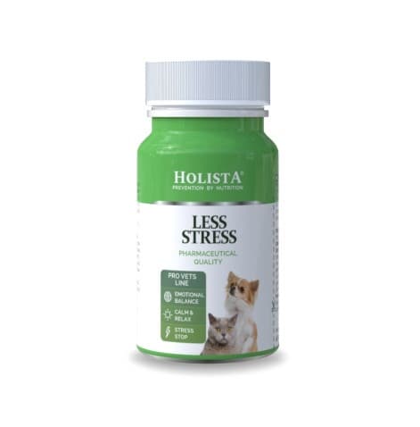 HOLISTA Less stress - suplementy dla psa i kota - 60 tabletek