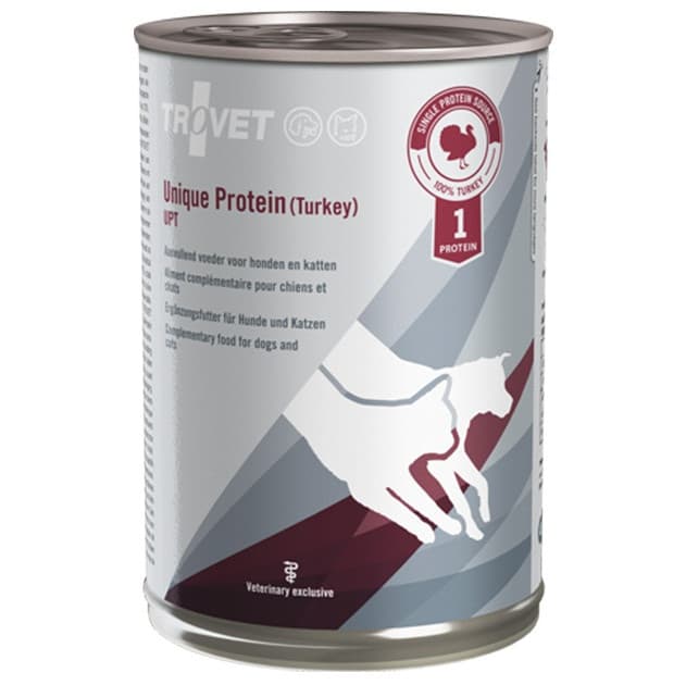 TROVET Unique Protein UPT Indyk - mokra karma dla psa i kota - 400g