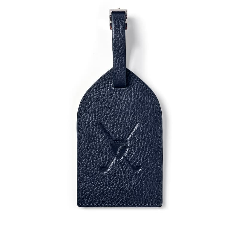 Aspinal of London Golf-Teehalter in Marineblau mit Kieselsteinen