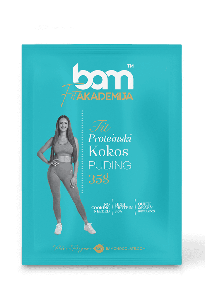 Pudding proteinowy Kokosowy, ze słodzikiem