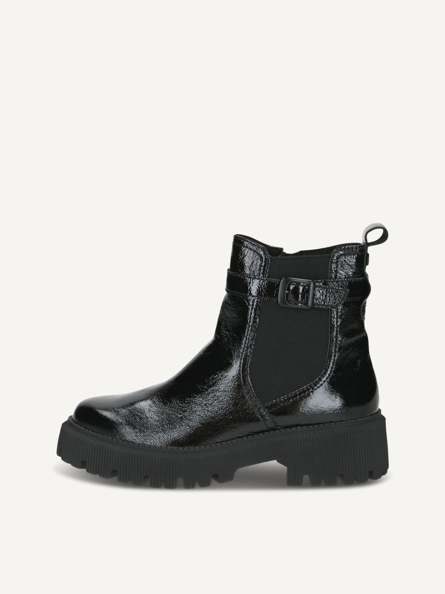 CAPRICE Bootie, black, made of Leather and synthetic without heel, Size 36