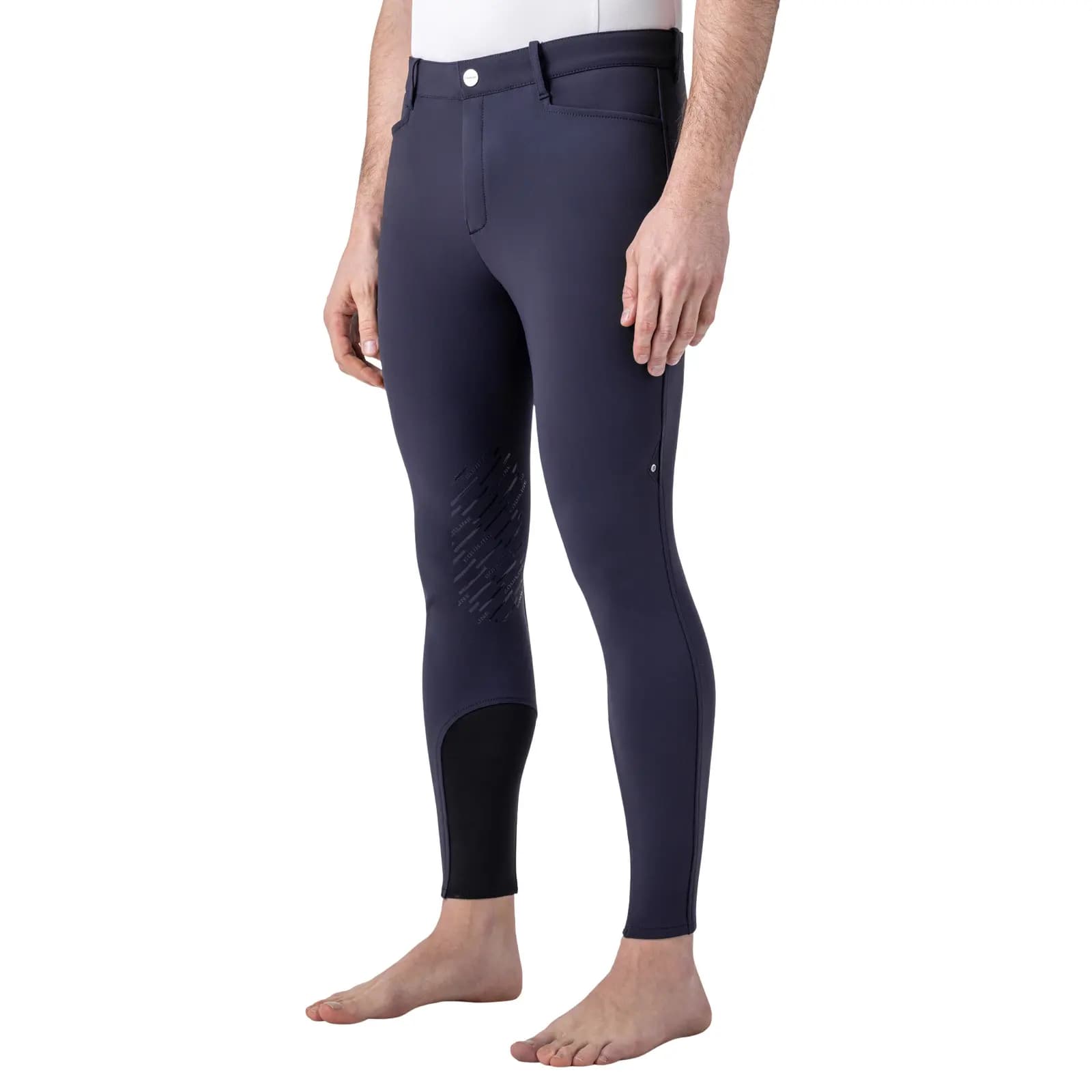 Spodnie jeździeckie z logo mid grip Equiline