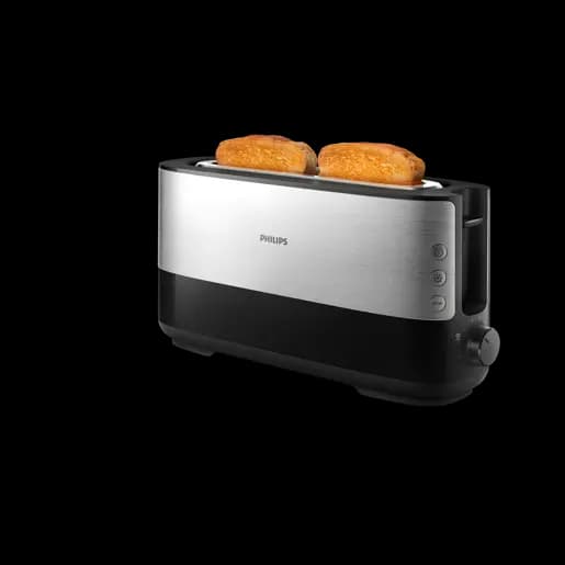 Philips Kolekcja Viva Toster — szerokoszczelinowy, metalowy HD2692/90