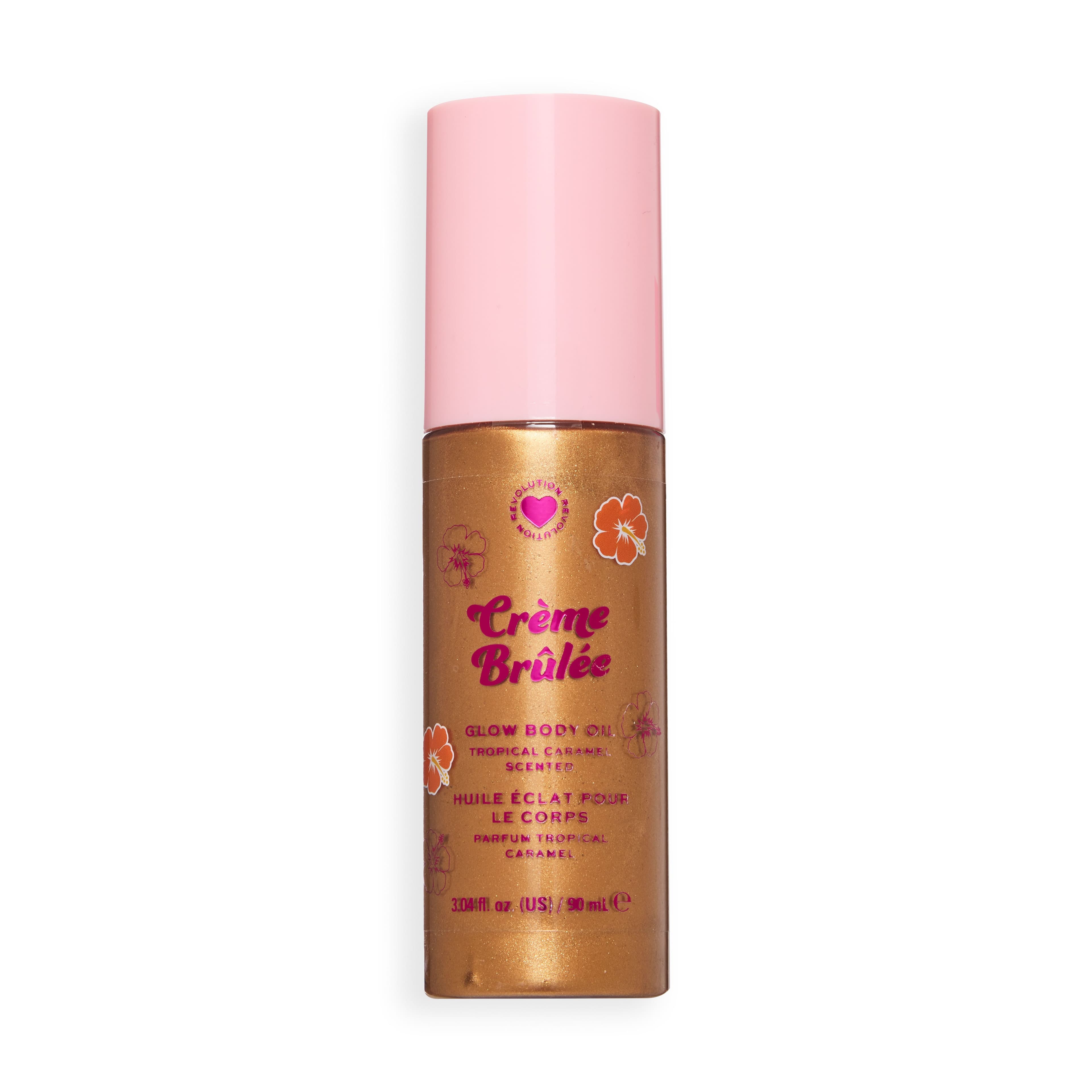 Makeup Revolution Glow Body Oil Rozświetlający Olejek do Ciała Creme Brulee 90ml