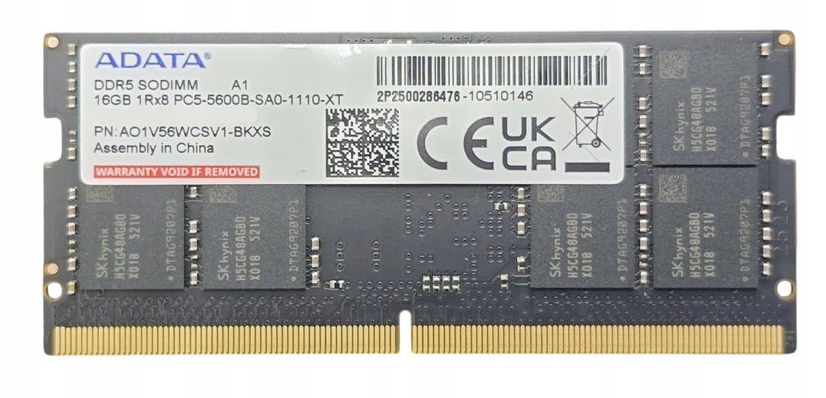 ADATA SODIMM 16GB DDR5 5600MHz Pamięć RAM do Laptopa