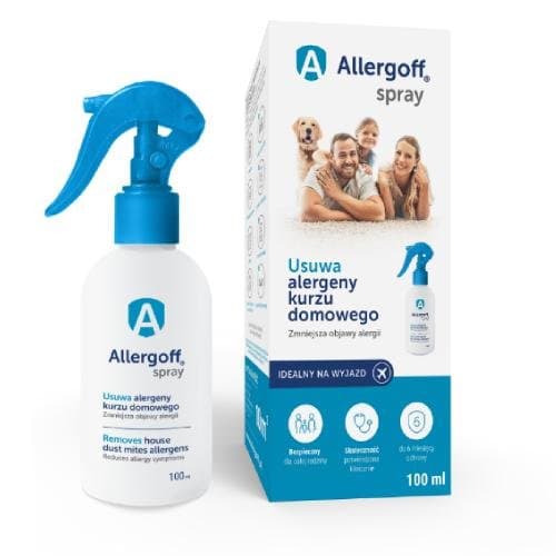 Allergoff Spray neutralizator alergenów kurzu domowego 100 ml