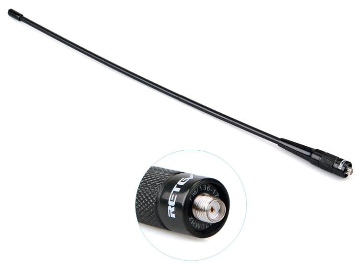ANTENA WALKIE-TALKIE KENWOODHYT LINTON RETEVIS RHD-771 SMA-F 144/430 MHz