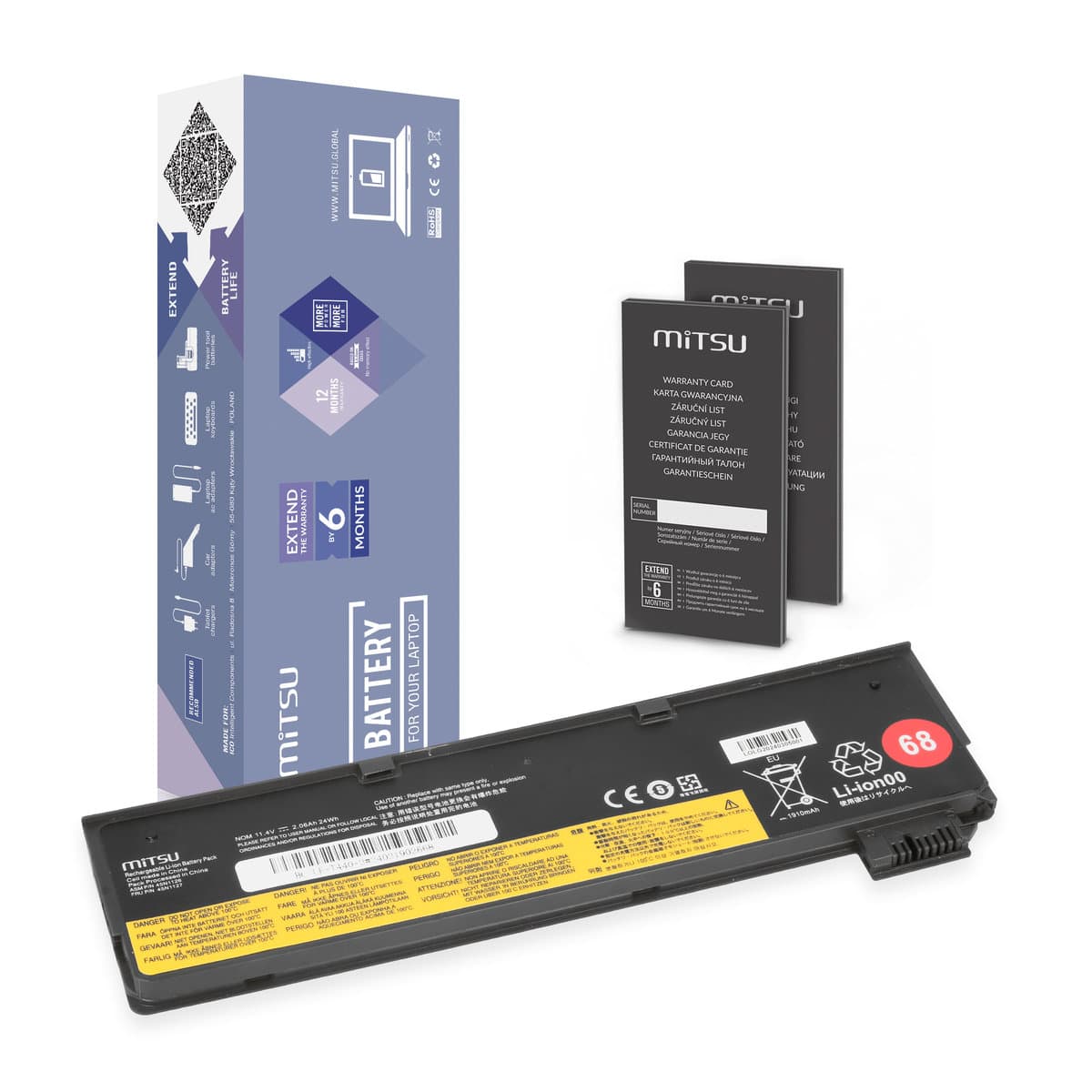 Bateria 45N1126 45N1127 do Lenovo ThinkPad T440 T450s X240 X260 L450 L460