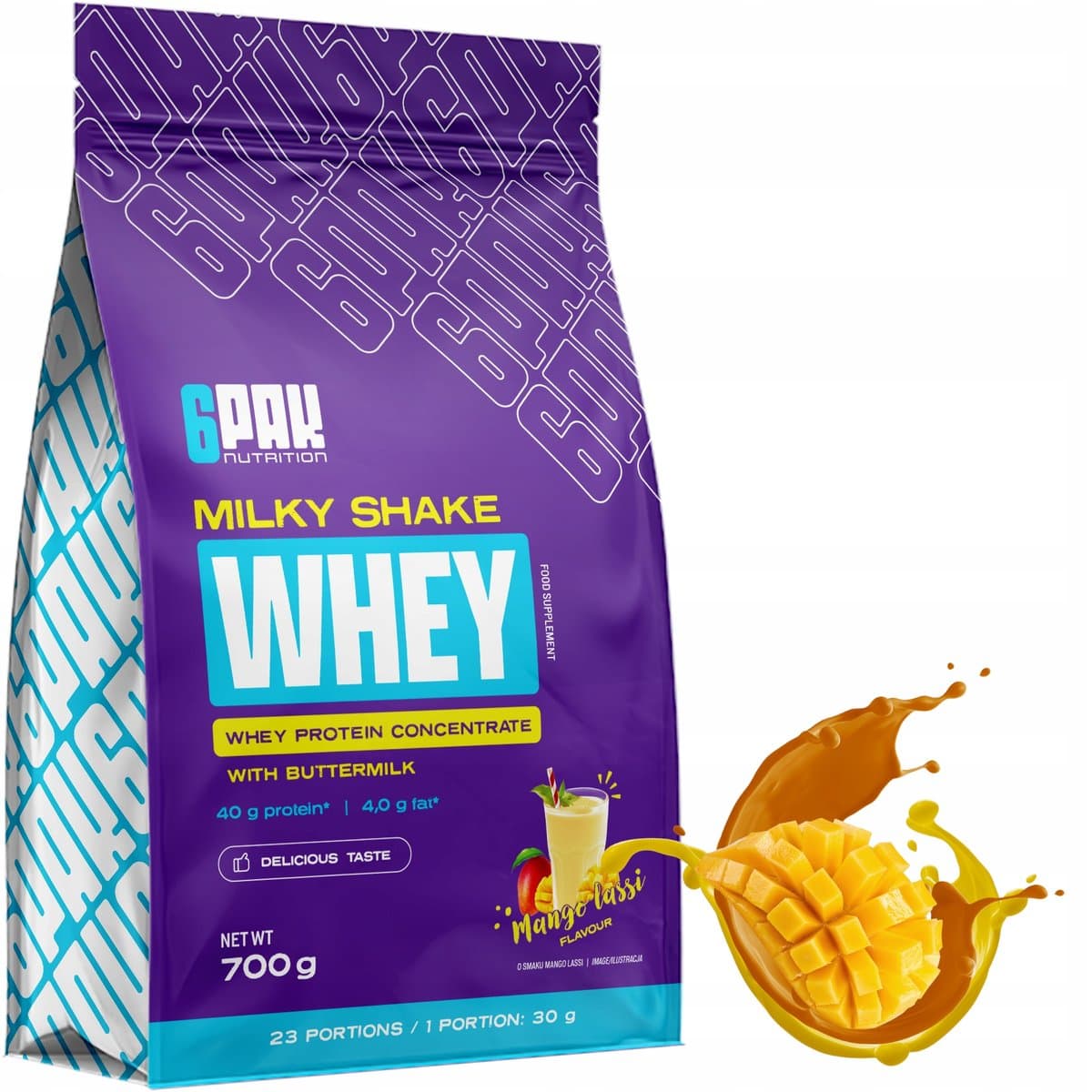 Białko Serwatkowe 100% Wpc 80 Odżywka Białkowa Milky Shake Whey Protein